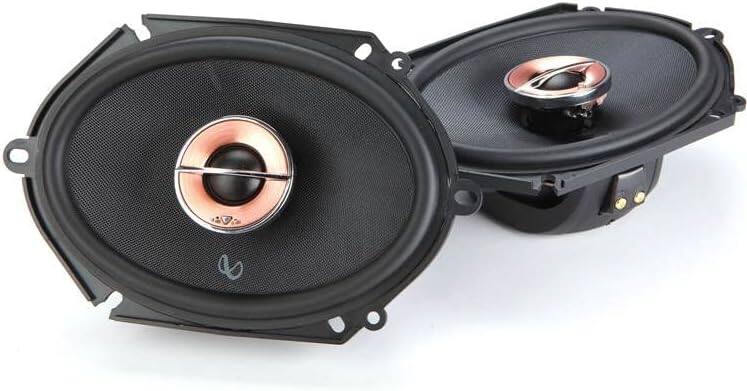 Front. Infinity Mobile - Infinity 6x8 Inch 2 Way 300 Watt Multi Element Speaker No Grill.