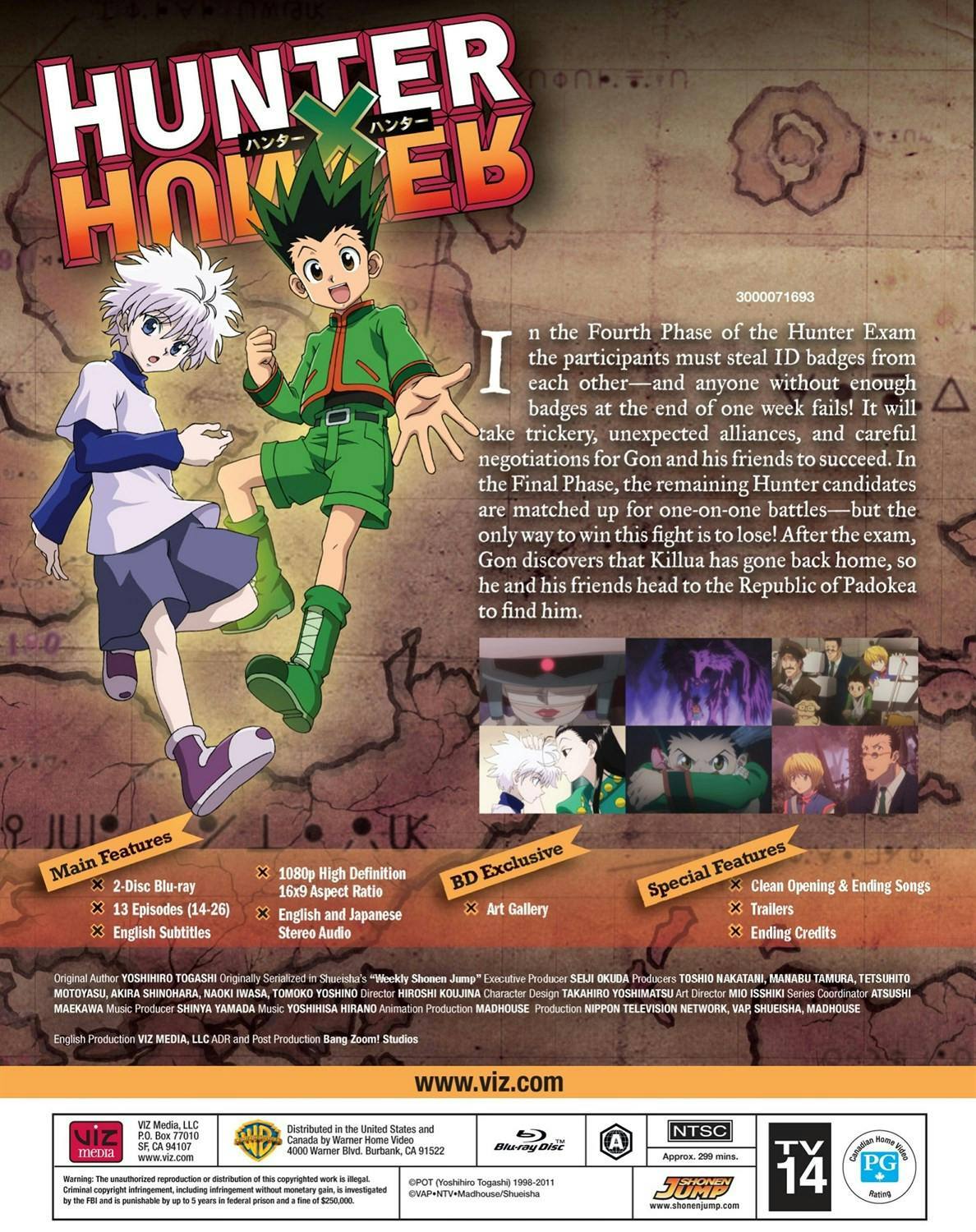 Angle. Hunter x Hunter: Set 2 [Blu-ray].