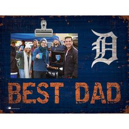 Fan Creations - Detroit Tigers 8'' x 10.5'' Best Dad Clip Frame - Multicolor