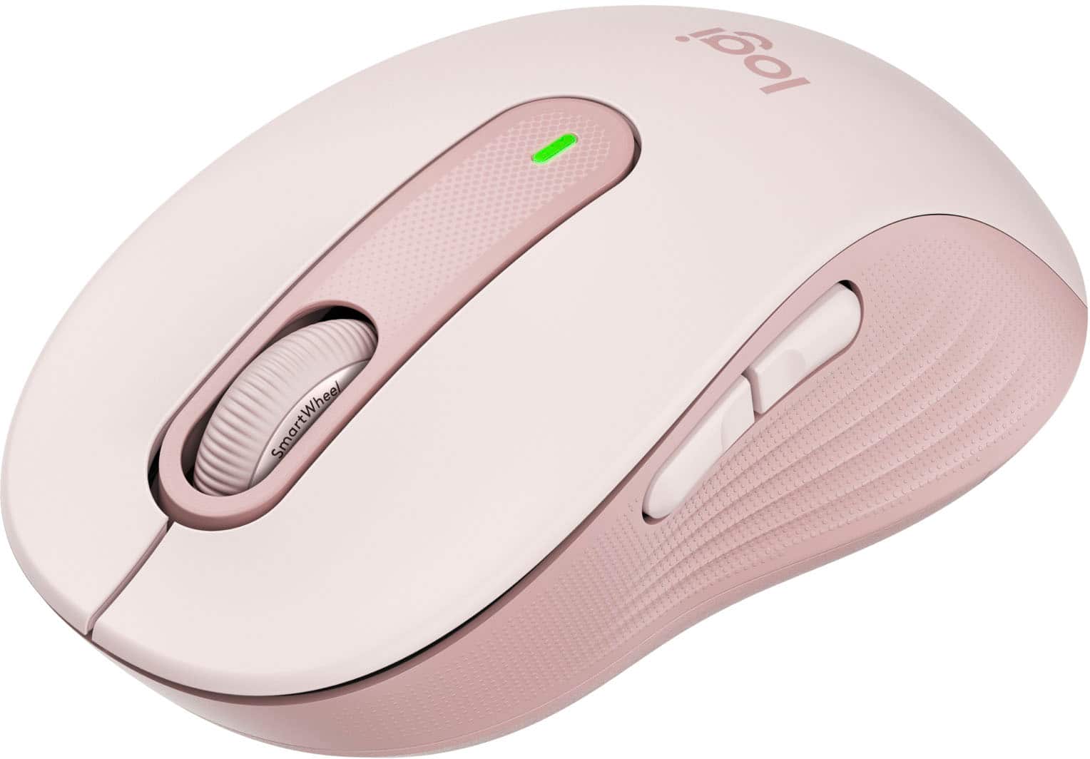 Logitech - Signature M650 Wireless Optical Mouse with Silent Clicks - Wireless - Rose - Front_Zoom
