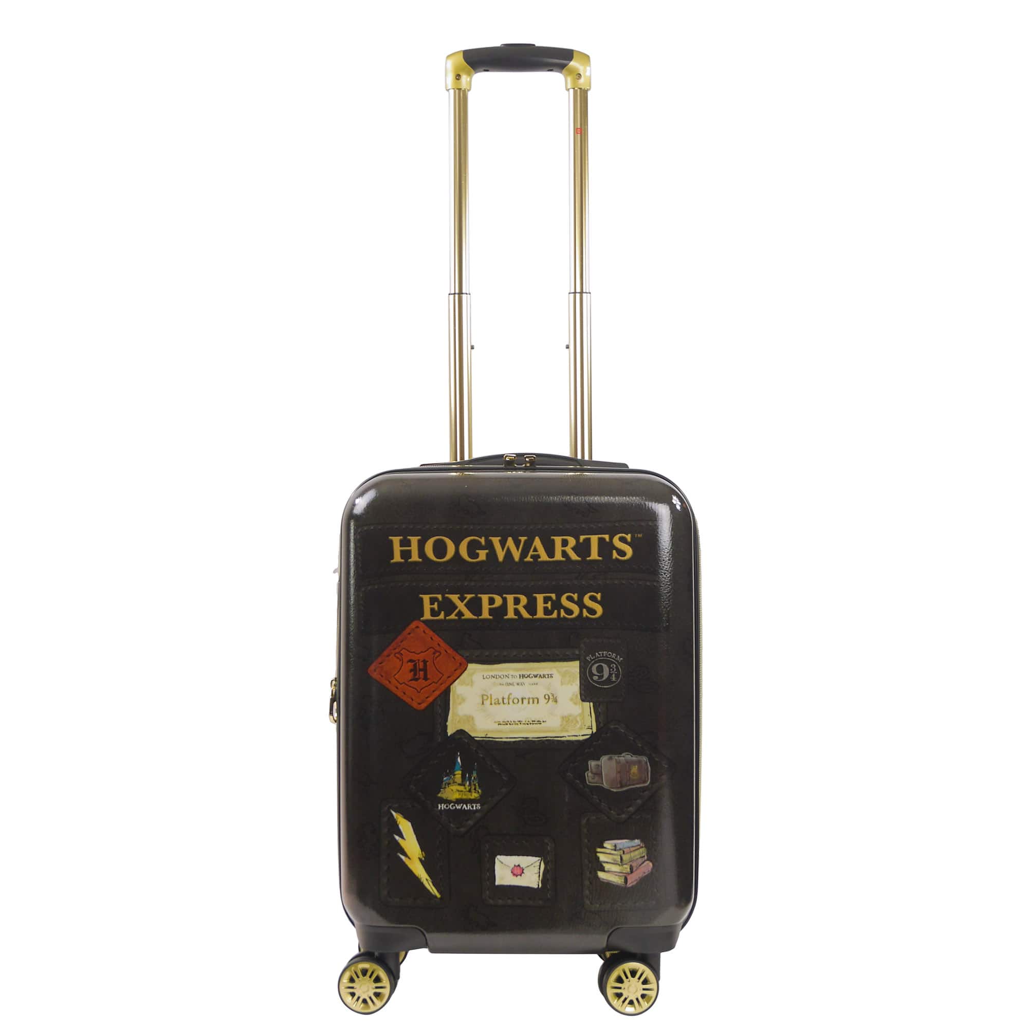 Ful - WB Harry Potter Hogwart Express Hardside Printed Abs 21 Inch Luggage - Black