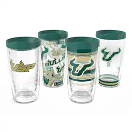 Tervis - South Florida Bulls Four-Pack 16oz. Classic Tumbler Set - Multicolor