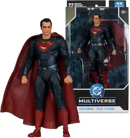 McFarlane Toys - DC Multiverse - Batman V Superman: Dawn of Justice - 7" Superman (Heat Vision) Action Figure - COLLECTIBLES - Multicolor