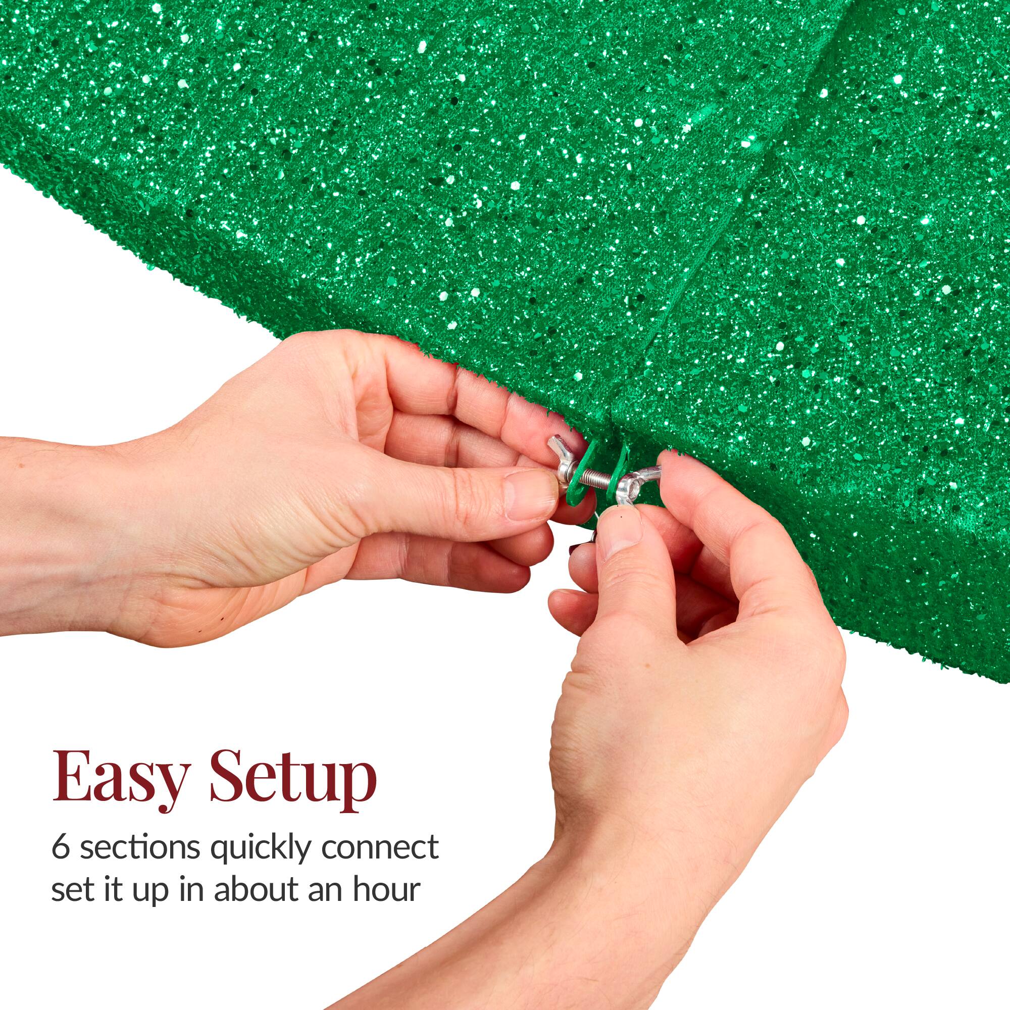 Easy Setup

6 sections quickly connect  
set it up in about an hour