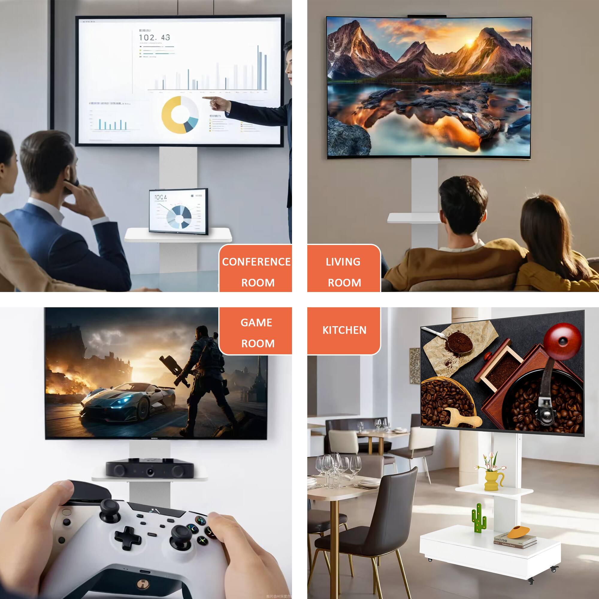 102.43

CONFERENCE ROOM

LIVING ROOM

GAME ROOM

KITCHEN