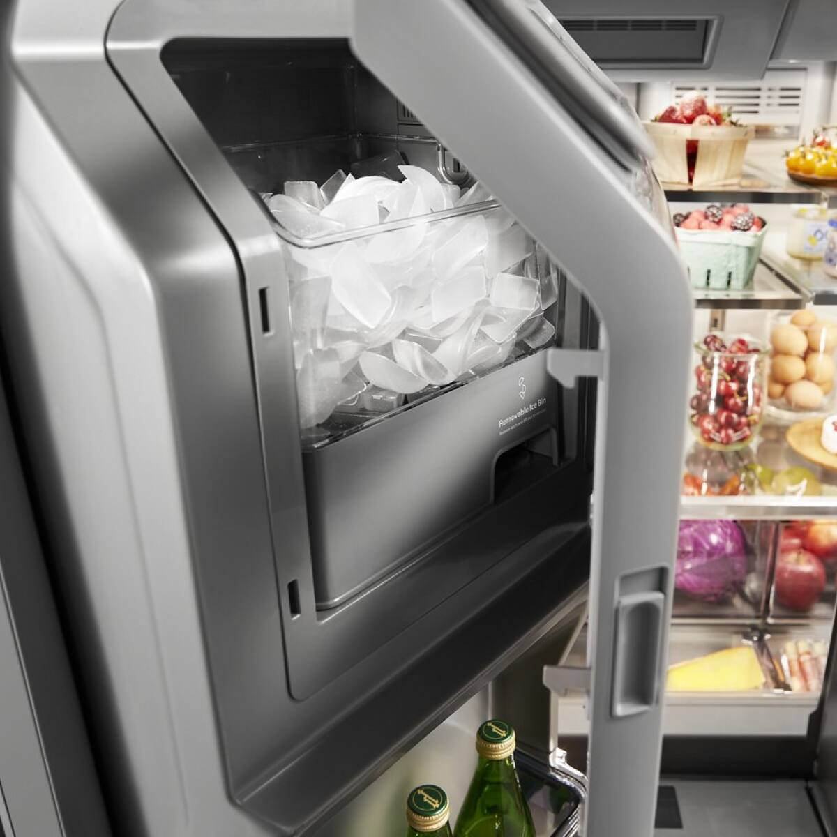 Alt View 7. KitchenAid - KitchenAid - 25.8 Cu. Ft - Black Stainless Steel with PrintShieldâ„¢ Finish.