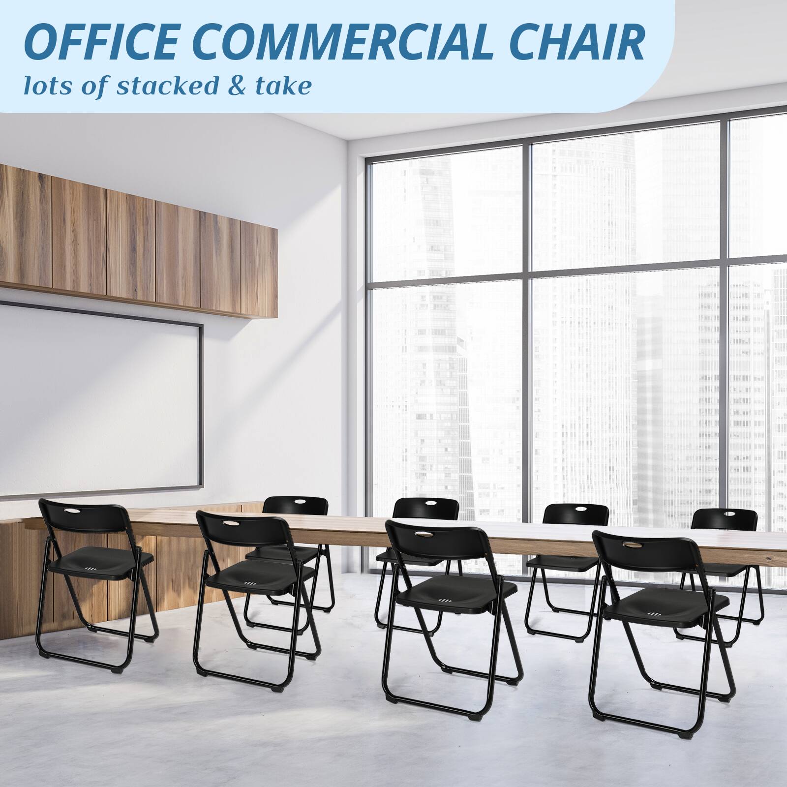 OFFICE COMMERCIAL CHAIR  
lots of stacked & take