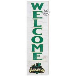 Jardine - Point Park Pioneers 10'' x 35'' Indoor/Outdoor Welcome Sign - White