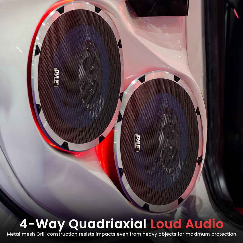 4-Way Quadriaxial Loud Audio

Metal mesh Grill construction resists impacts even from heavy objects for maximum protection
