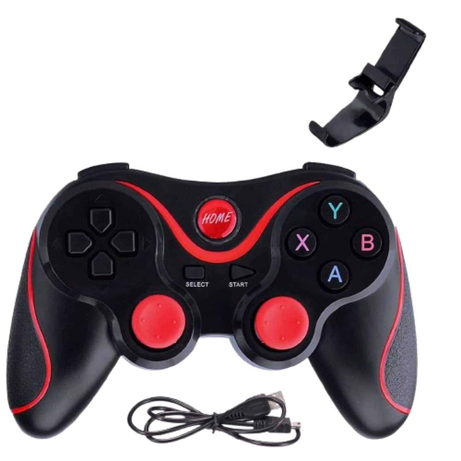 Home Collection - Wireless Bluetooth GamePad Controller – Joystick Game Controller for Android Phones, Tablets & TV Boxes - Black