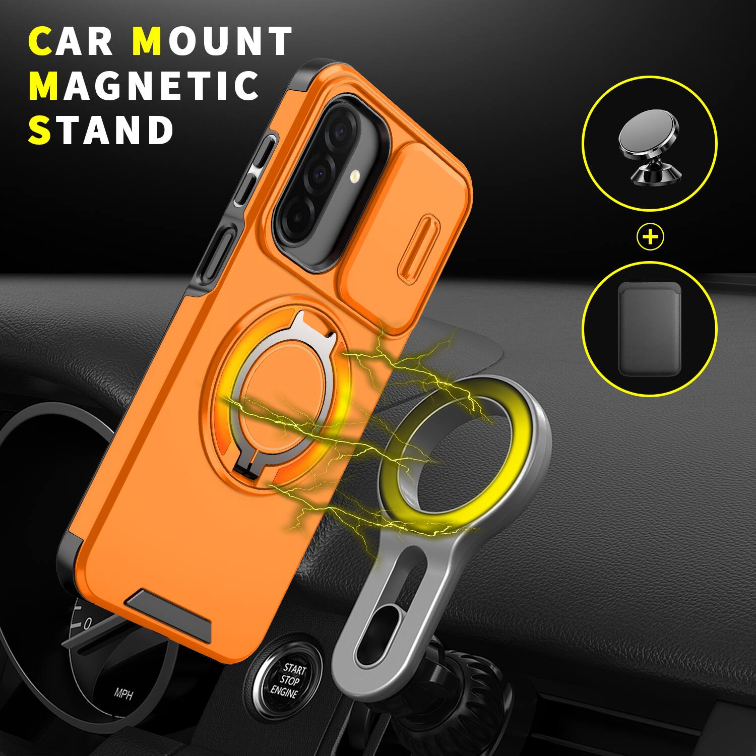 CAR MOUNT MAGNETIC STAND

0 MPH

START STOP ENGINE
