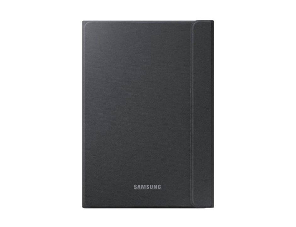Front. Samsung - Samsung Galaxy Tab A Book Cover I Color: Black - Black.