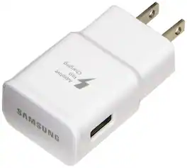 Samsung - Original (2.0A) Rapid Travel Charging Adapter - Bulk Packaging - White - White