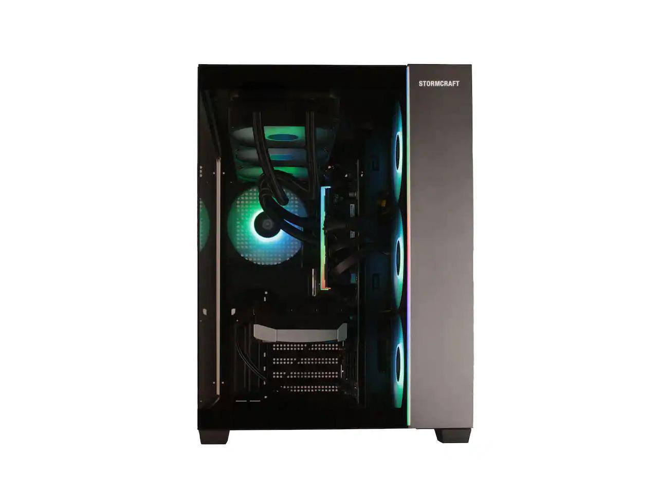 Alt View 2. STORMCRAFT - STORMCRAFT Gaming PC Intel Ultra 9 285 RTX 5070 Ti AI 32GB DDR5 6000MHz RGB 2TB NVMe SSD 360mm AIO 850W PSU Win 11.