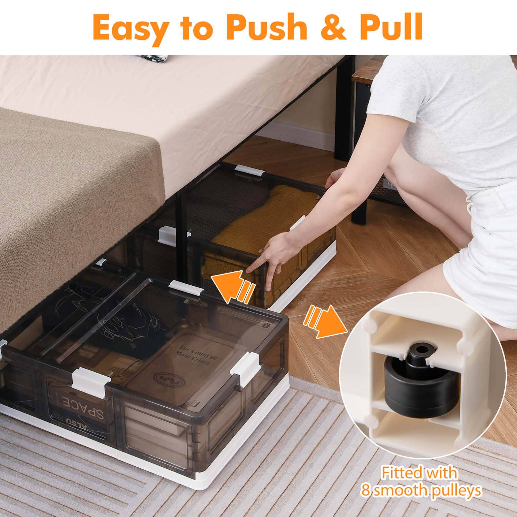 Easy to Push & Pull

Fitted with 8 smooth pulleys
