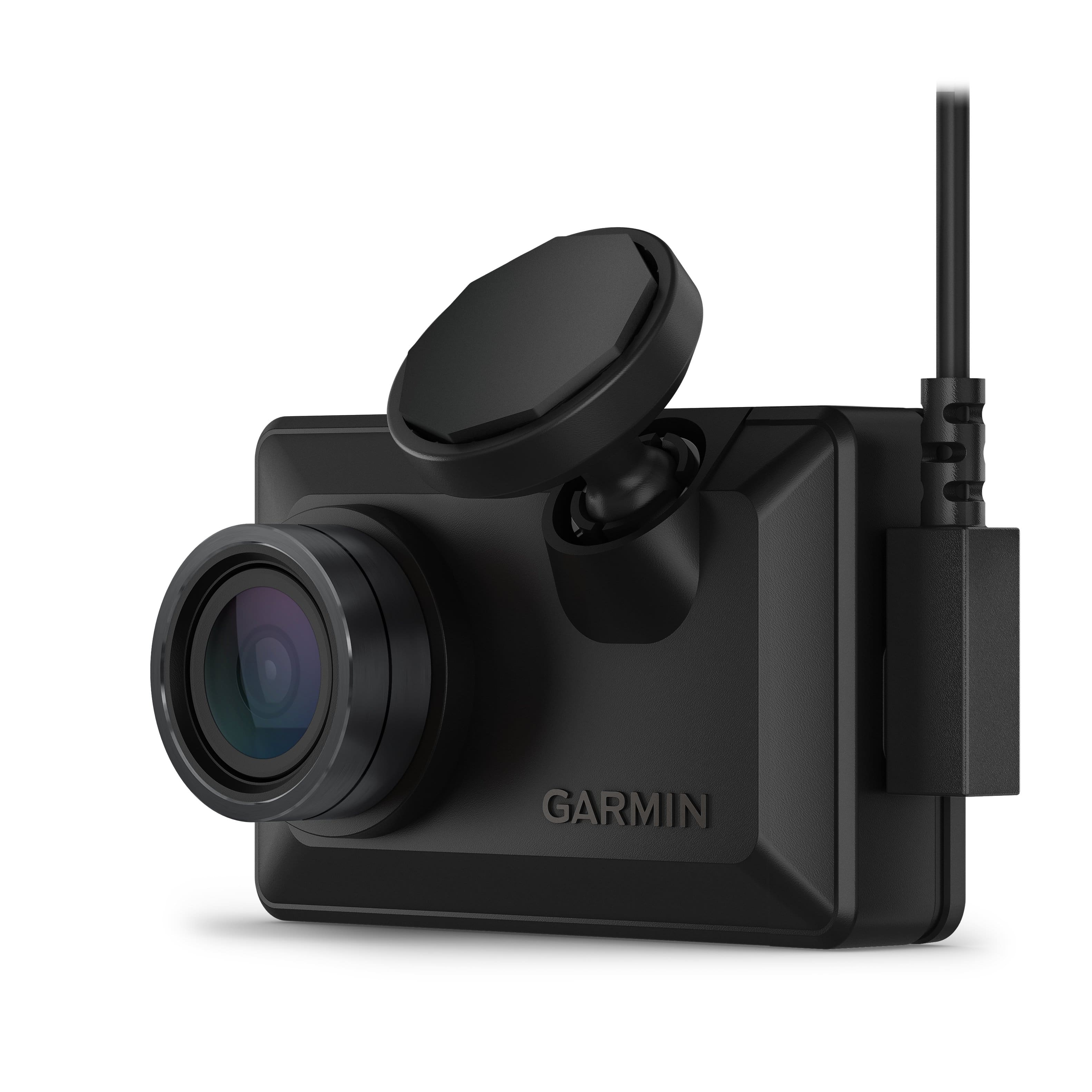 Left. Garmin - Dash Cam X210 1440p Dash Cam with a 140-degree Field of View and built-in Clarity Polarizer - Black.