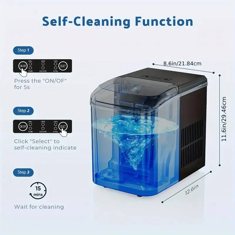 Self-Cleaning Function

Step 1
Press the "ON/OFF" for 5s

Step 2
Click "Select" to self-cleaning indicate

Step 3
Wait for cleaning