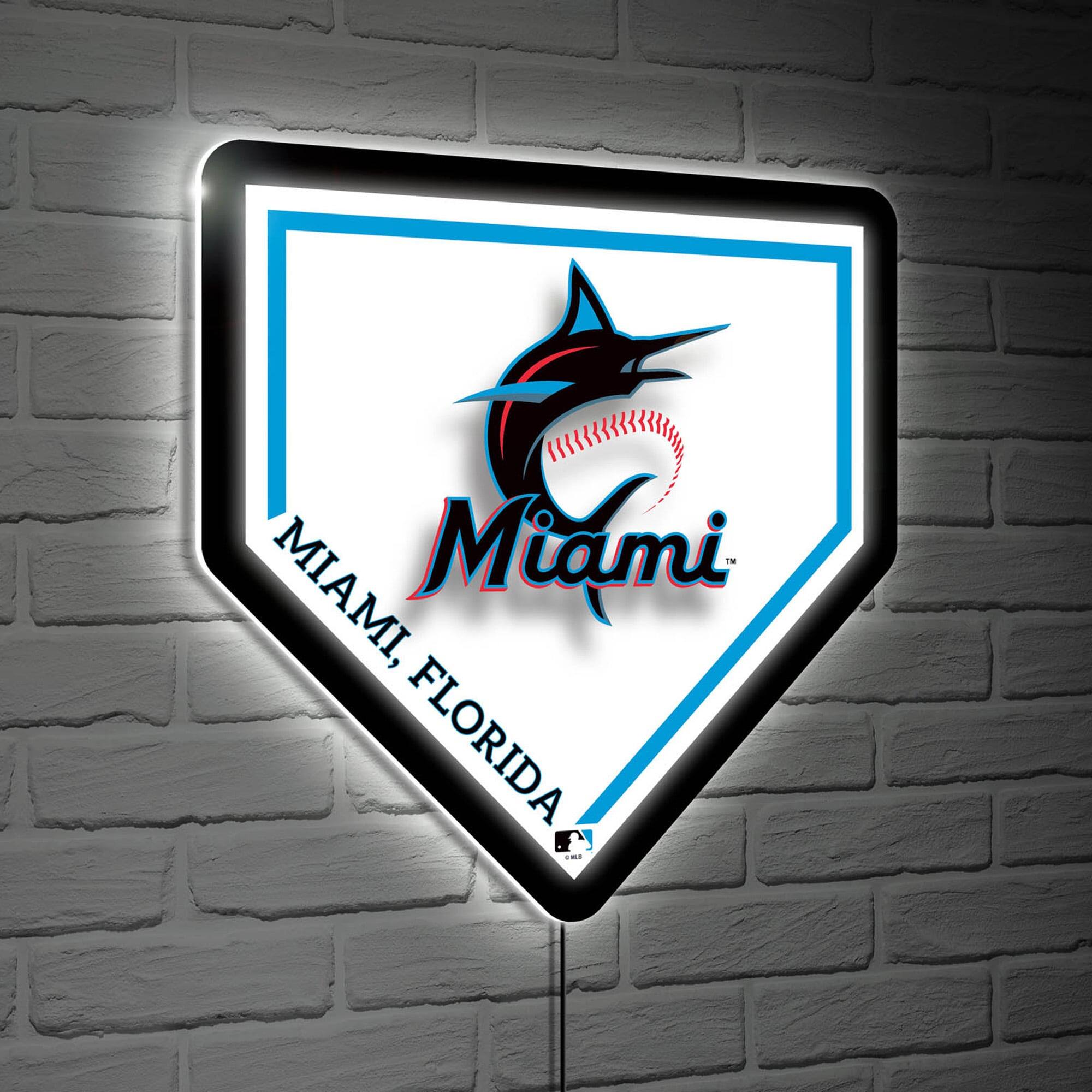 Miami Marlins LED Wall Home Plate