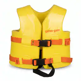 TRC Recreation - Super Soft Child Life Jacket Swim Safety Vest, Small - Yellow