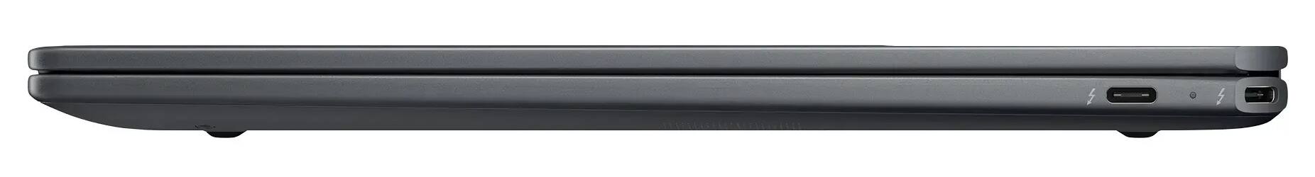 Alt View 5. HP - HP OmniBook Ultra Flip 2-in-1 Laptop 14.0 2.8K Display (Intel Ultra 7-256V, 16GB LPDDR5, 1TB PCIe SSD, Win 11 Pro) - Eclipse Gray.