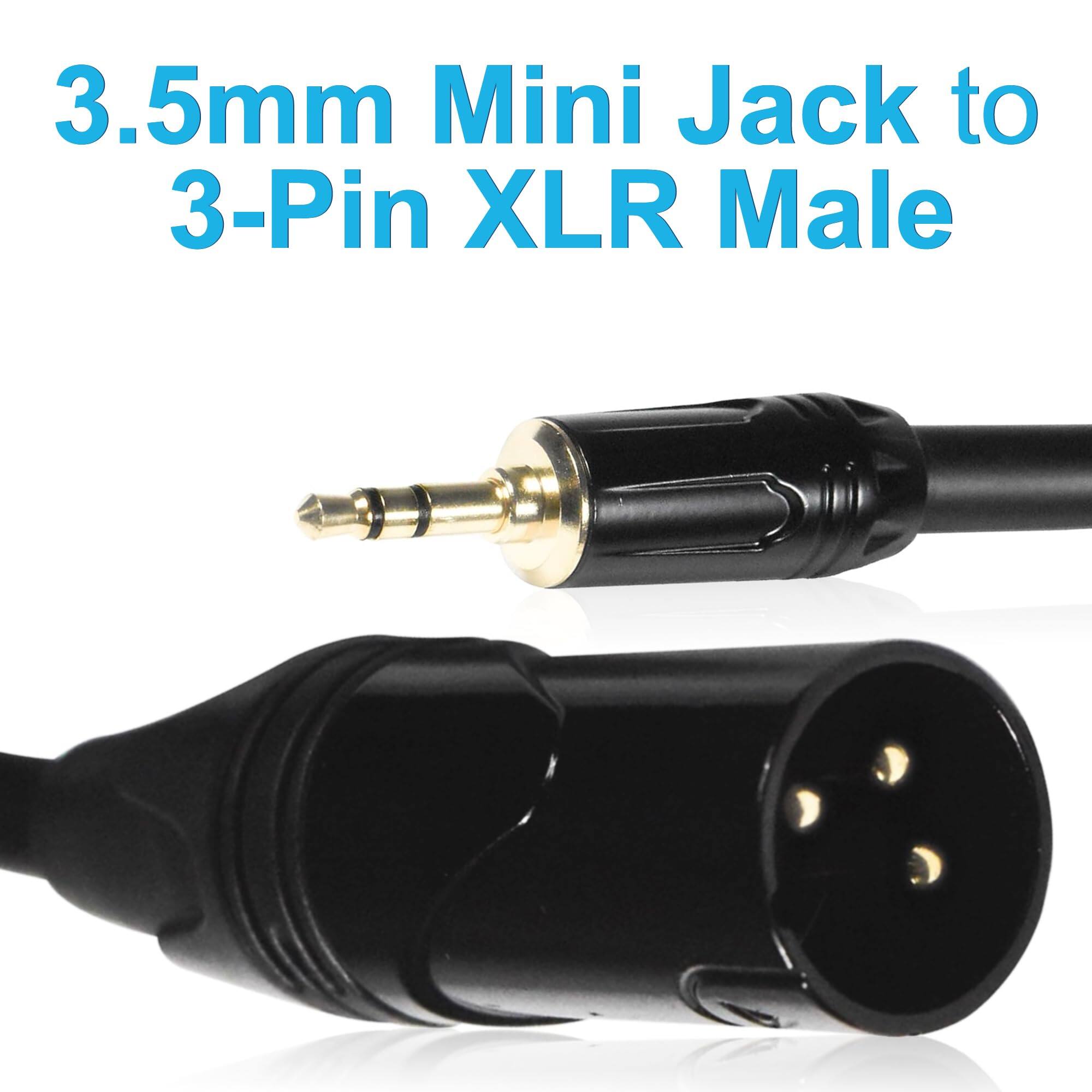 3.5mm Mini Jack to 3-Pin XLR Male