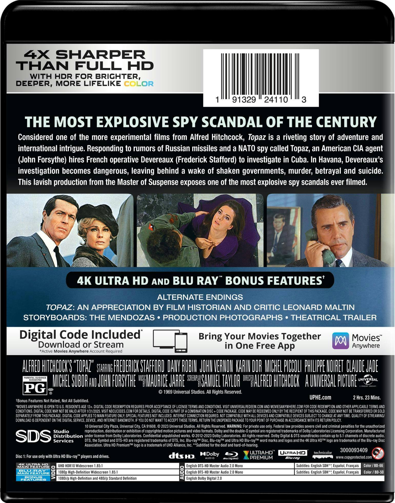 Back. Topaz   - 4K Blu-Ray.