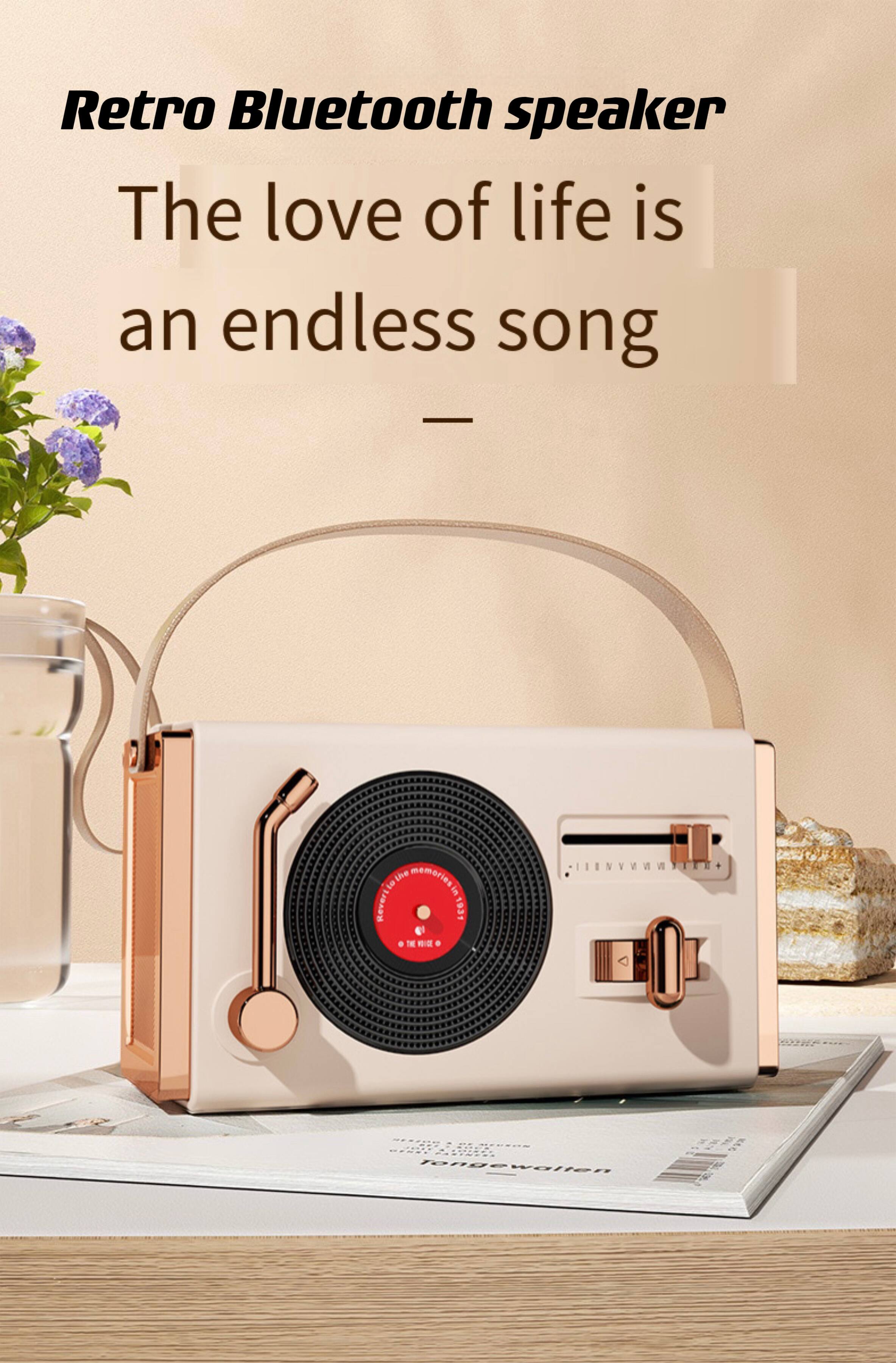 Retro Bluetooth speaker

The love of life is an endless song