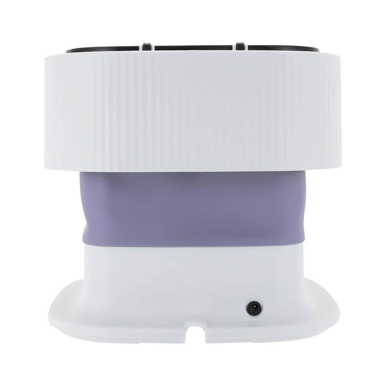 Left. Home Collection - Foldable 10L Portable Mini Washing Machine – Purple Compact Washer for Underwear & Small Laundry - Purple.