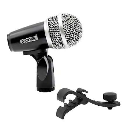 Front. 5 CORE - 5Core Snare Mic XLR Cardioid Tom Drum Kick Instrument Microphone.