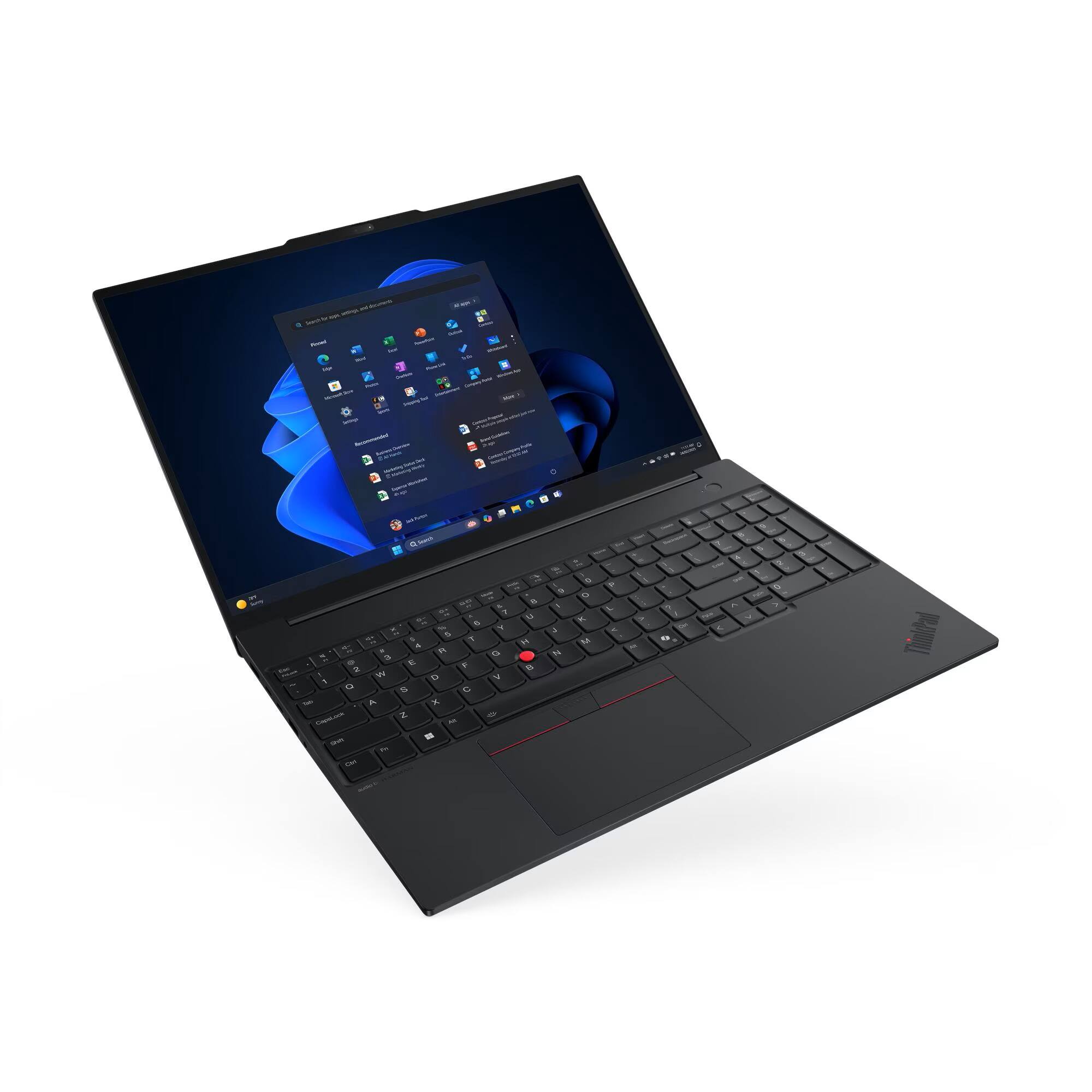 Alt View 1. Lenovo - ThinkPad E16 Gen 3 16" Laptop - Intel Core 5 with 16GB Memory - 256GB SSD - Black.