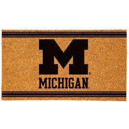 Evergreen Enterprises - Michigan Wolverines 16" x 28" Logo Turf Mat - Multicolor