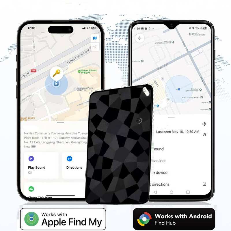 17:18 4G S 4:59 00 -290 AVENUE AVENUE LONGGANG Maque Billiards dg_n RGAD DANIN Yuanyang Plaza RGAD LIANU pnjarenr Cymnatic Man Cutome Canien Devtach Seetead Square Nanlian Community Yuanyang Main Line Yuanya Plaza Block 11 Floor 1 101 (Subway Nantian Station No. A2 Exit) Longgang, Shenzhen, Guangdong

Now Last seen May 16 10:39 AM

sound as lost Play Sound Off Directions

Works with Apple Find My

Works with Android Find Hub