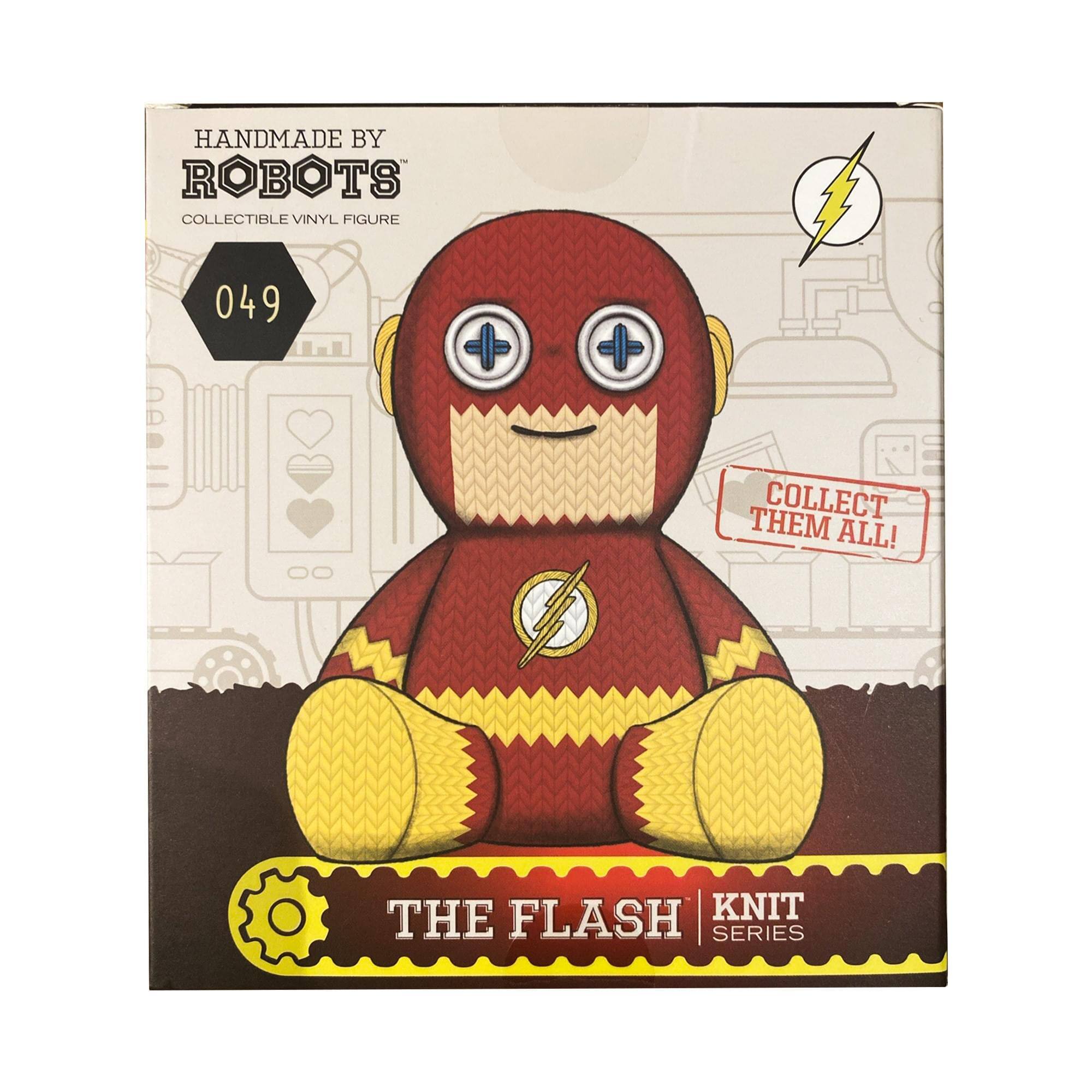 HANDMADE BY ROBOTS  
COLLECTIBLE VINYL FIGURE  

049  

COLLECT THEM ALL!  

THE FLASH KNIT SERIES