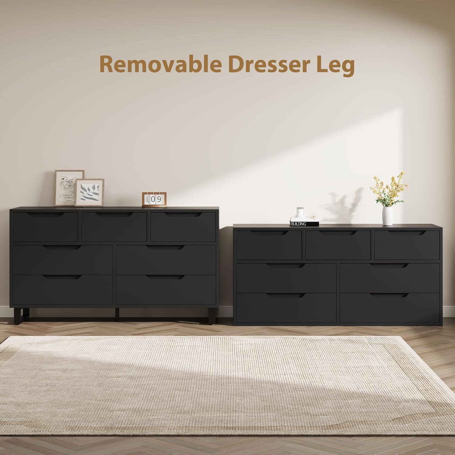 Removable Dresser Leg