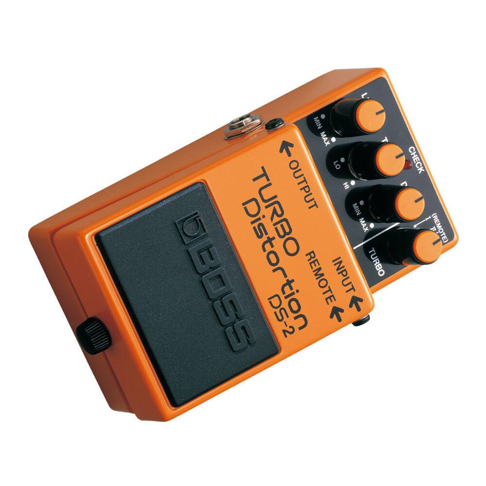 BOSS DS 2 Turbo Distortion Pedal with Twin Modes and Built In