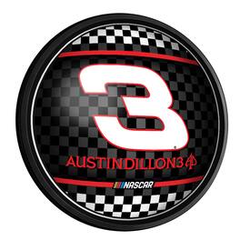 The Fan-Brand - Austin Dillon 18'' Round Slimline Illuminated Wall Sign - Multicolor