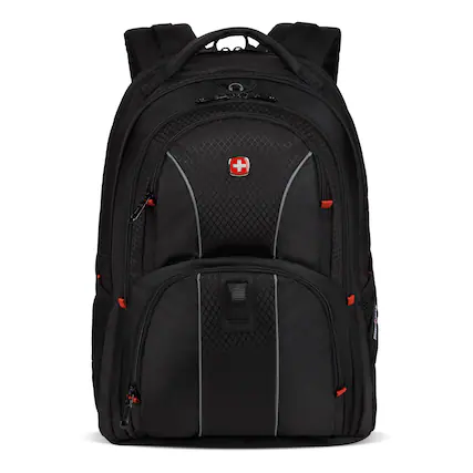Front. SwissGear - Swissgear SA1010 Laptop Backpack - Black.