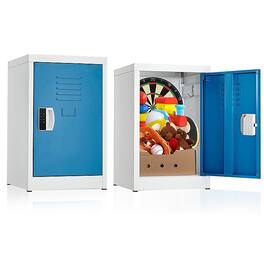 AdirOffice - Storage Locker 629-Series 24" H 1-Tier Steel Locker with Digital Lock - Blue