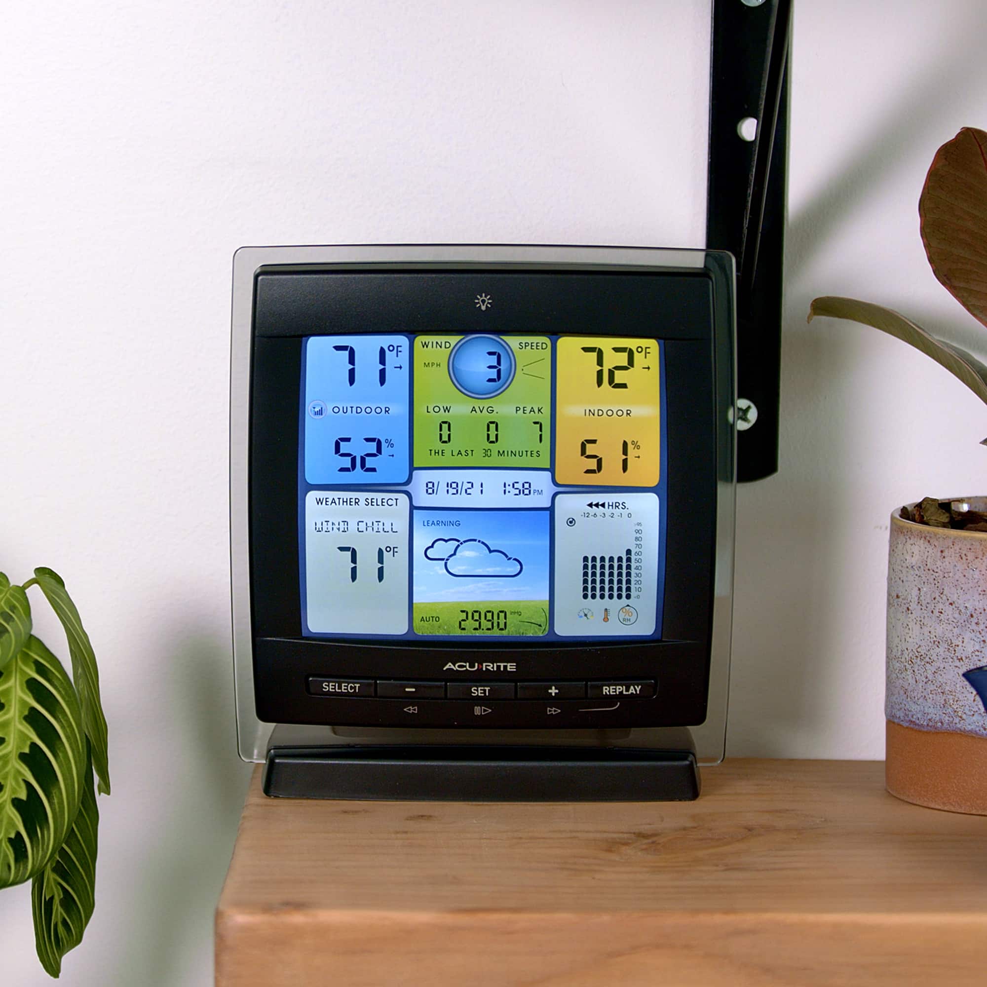Alt View 12. AcuRite - Notos Weather Station - White/Black.