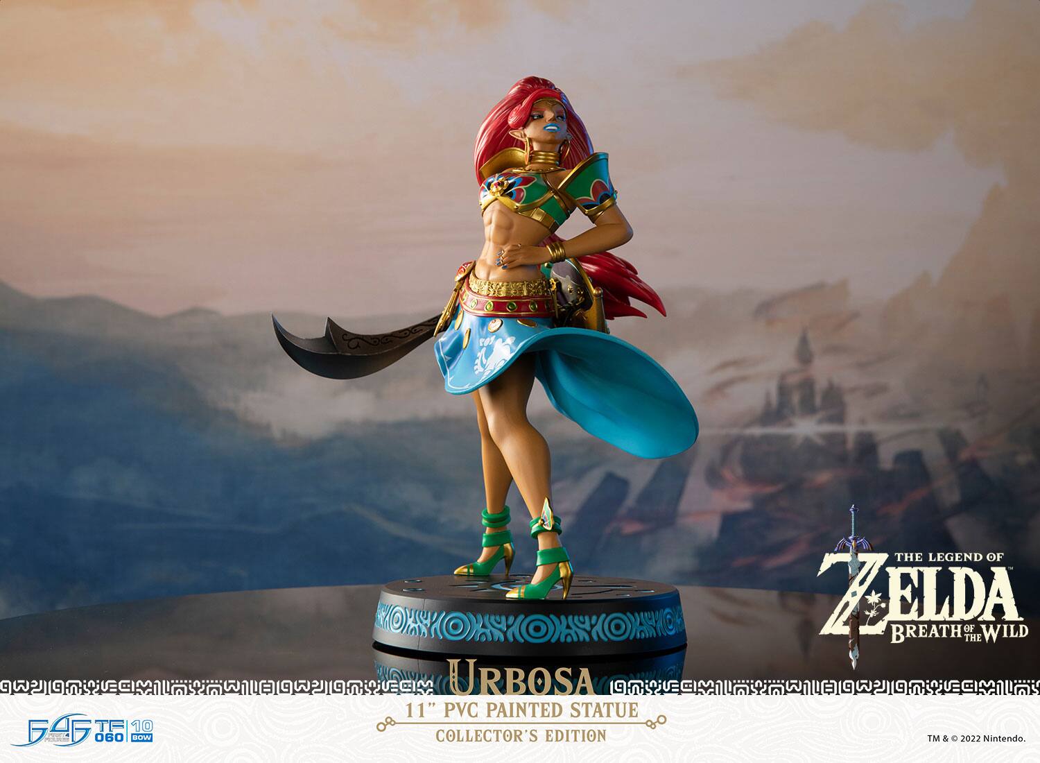 URBOSA 11" PVC PAINTED STATUE  
COLLECTOR'S EDITION  
THE LEGEND OF ZELDA: BREATH OF THE WILD  
TM & © 2022 Nintendo  

GF 10 060 BOW