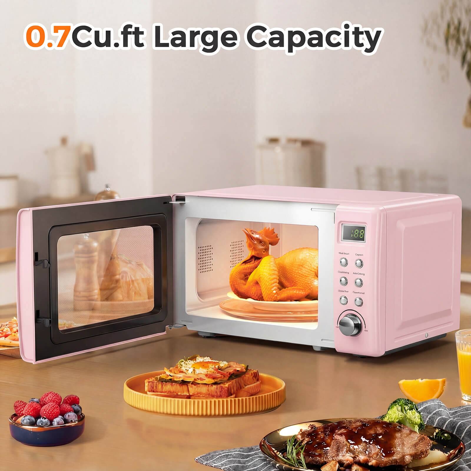 0.7Cu.ft Large Capacity