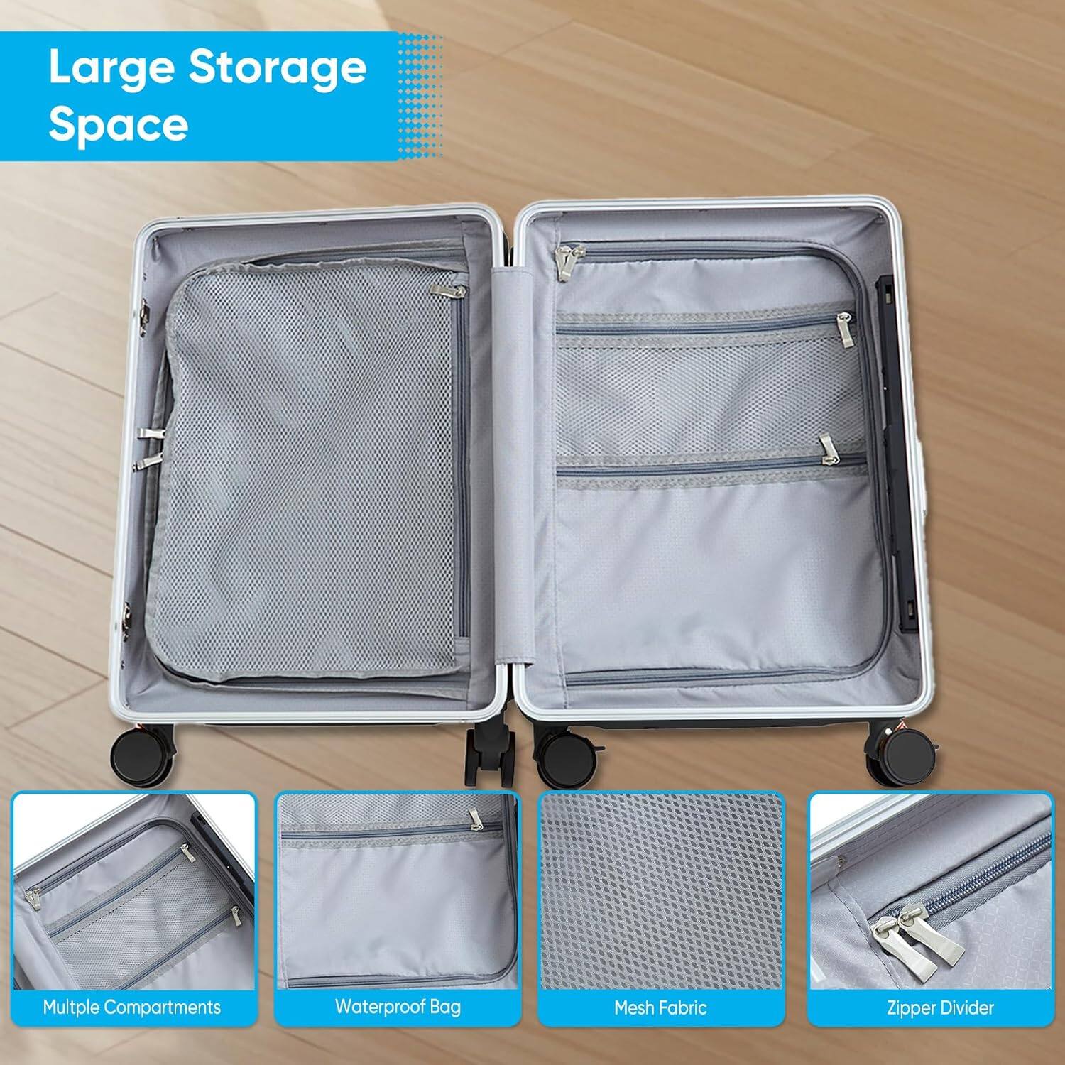 Large Storage Space

Multiple Compartments

Waterproof Bag

Mesh Fabric

Zipper Divider
