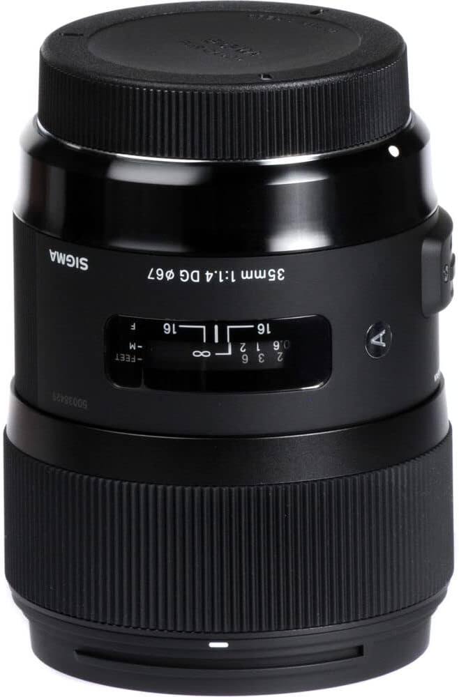 SIGMA 67 DG 1:1.4 35mm F W- FEET 16 2 9 16 1 0.6 3 2 A 50038425