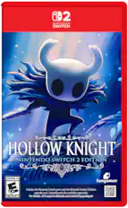 B2 NINTENDO SWITCH
HOLLOW KNIGHT NINTENDO SWITCH 2 EDITION
EVERYONE 10+ E 10 ESRB
+ fangamer Includes the Nintendo Switch game and the Nintendo Switch 2 Edition upgrade pack. Upgrade pack also available separately. For details, visit support.nintendo.com/switch2/upgradepack
