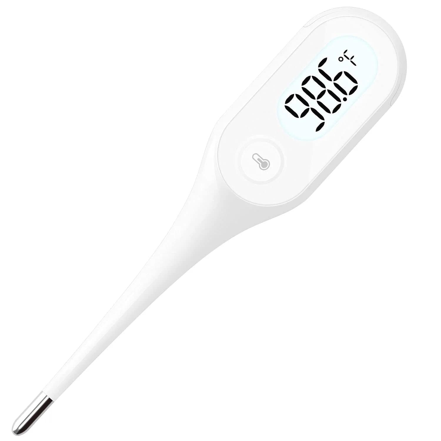 Angle. iHealth - Oral, Armpit Digital Thermometer for babies, kids, adults - White.