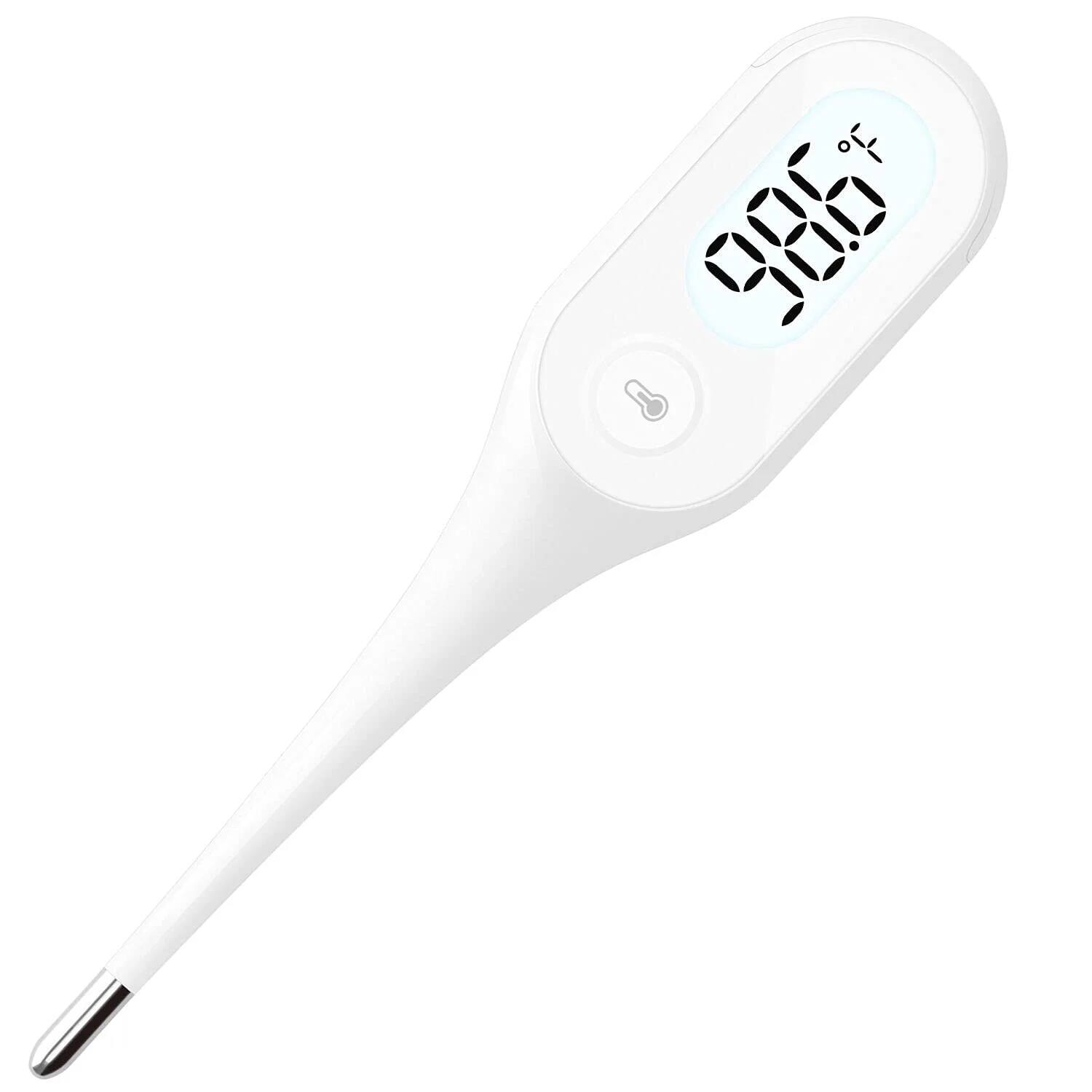 Angle. iHealth - Oral, Armpit Digital Thermometer for babies, kids, adults - White.