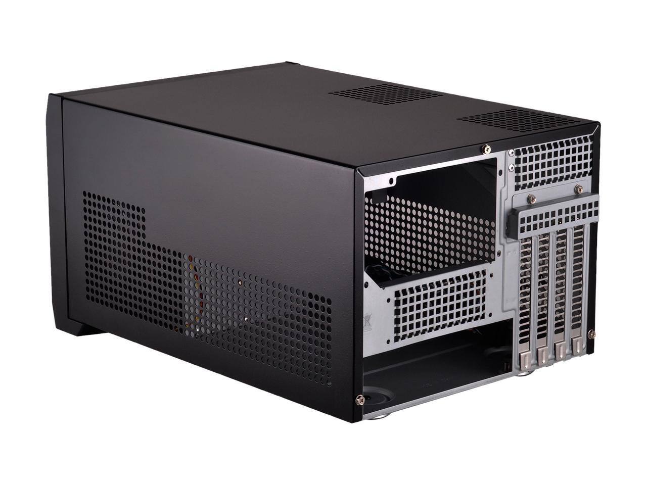 Alt View 8. SilverStone - SilverStone Sugo Series SG12 SST-SG12B-V2 Black Refinement of Classic Small Form Factor Case - Black.