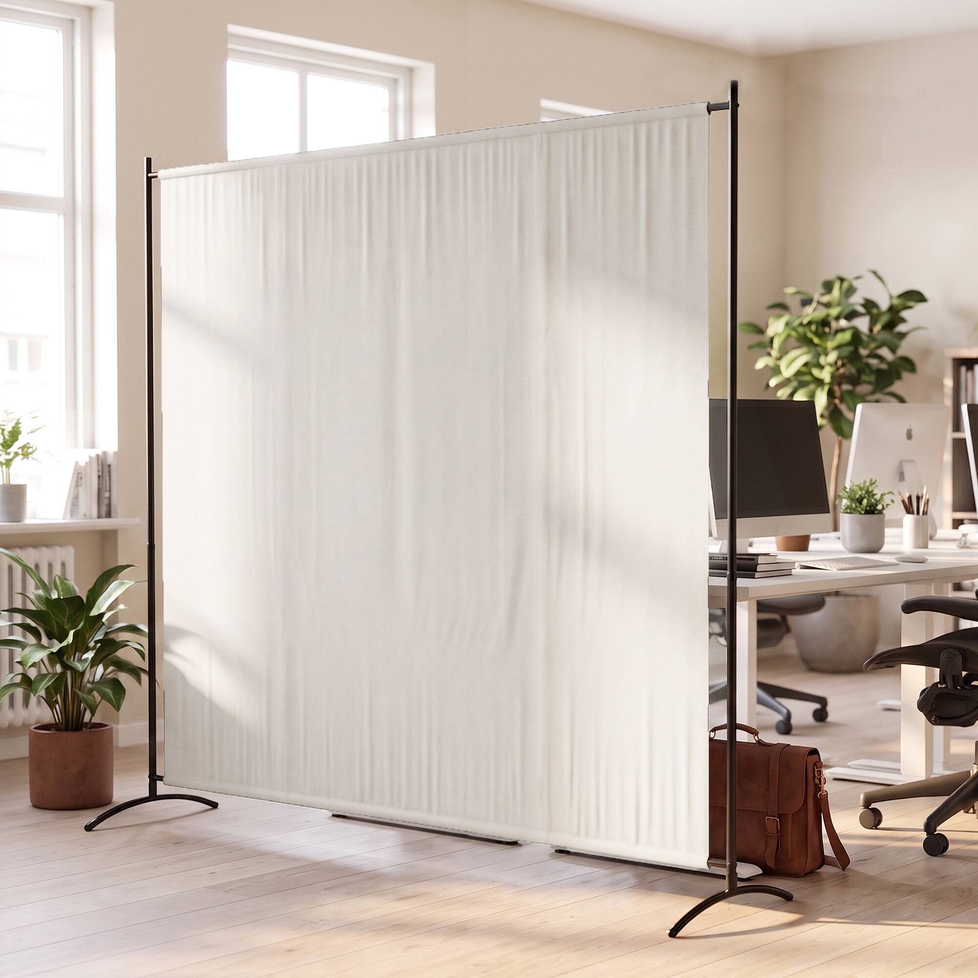Alt View 1. Outsunny - Privacy Screen, 5.9FT Tall Room Divider with UPF30+ Protection - Beige.