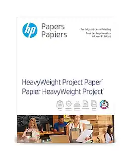 HP - HeavyWeight 8.5" x 11" Multipurpose Paper, 40 lbs., 95 Brightness, 250 sheets (Z4R14A) - White