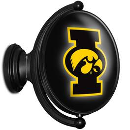 The Fan-Brand - Iowa Hawkeyes 23'' x 21'' Illuminated Rotating Wall Sign - Multicolor